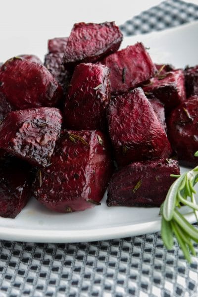 Oven Roasted Balsamic Rosemary Beets