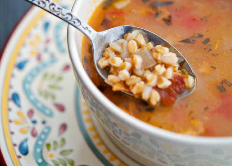 Zuppa di Farro (Italian Farro Soup)