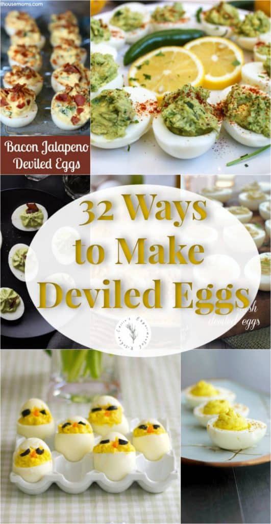 Tired of the same old boring deviled eggs? Try a new way to make them this Easter with these 32 Ways to Make Deviled Eggs.