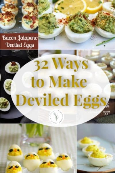 Tired of the same old boring deviled eggs? Try a new way to make them this Easter with these 32 Ways to Make Deviled Eggs.