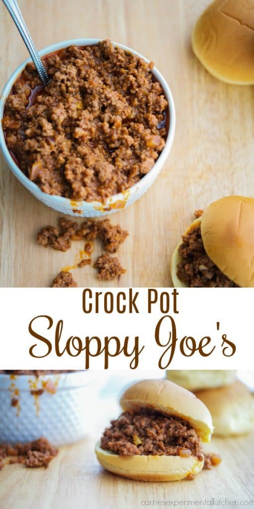 Crock Pot Sloppy Joe\'s 