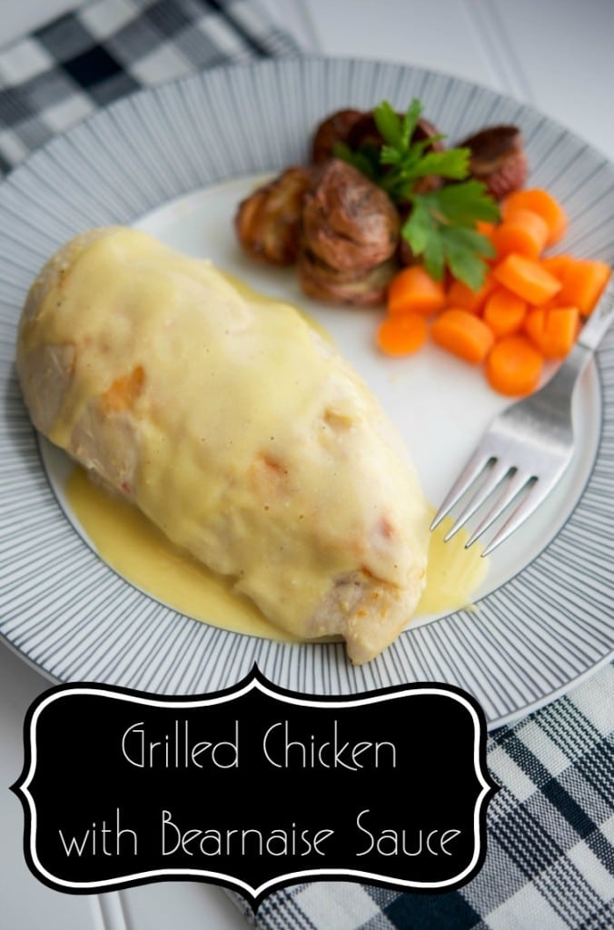 Grilled Chicken with Bearnaise Sauce 