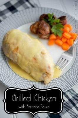 Grilled Chicken with Bernaise Sauce | Carrie's Experimental Kitchen #buttermeup #sp #chicken