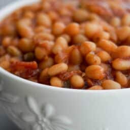 Maple Brown Sugar Baked Beans