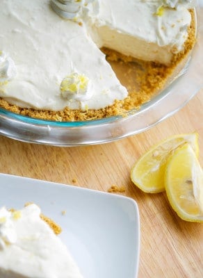 No Bake Limoncello Pie