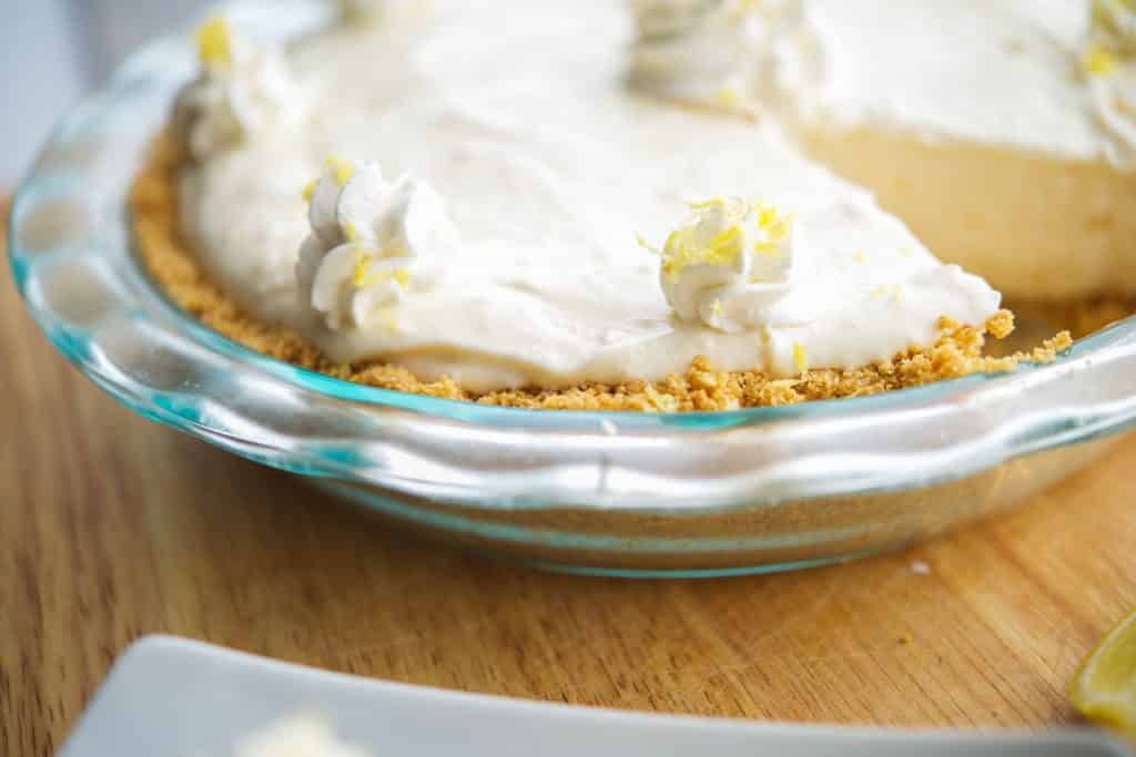 No Bake Limoncello Pie