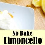 No Bake Limoncello Pie is deliciously light and lemony. A perfect dessert option without using much needed oven space during the holidays.