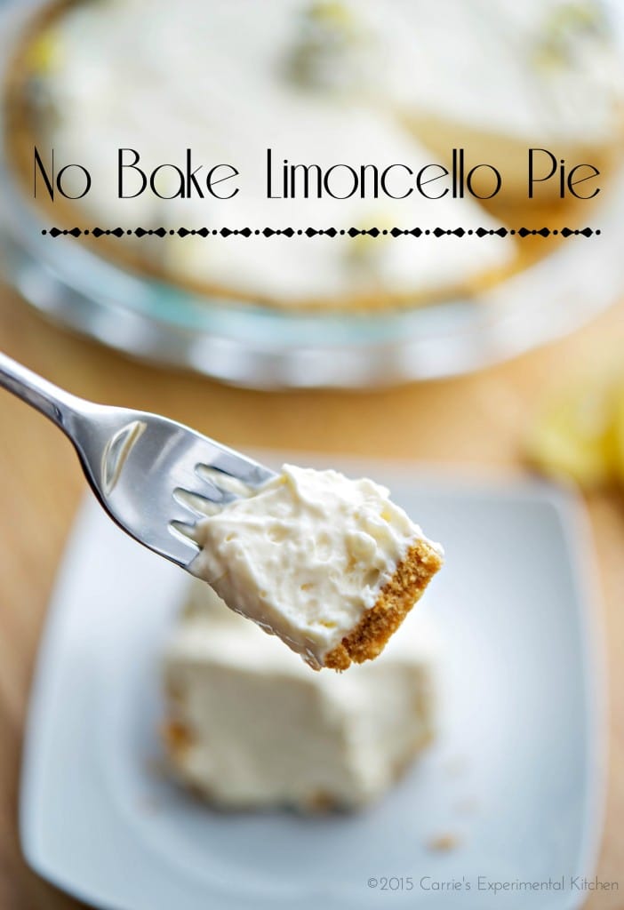 No Bake Limoncello Pie 