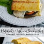 Grilled portobello mushroom topped with fresh mozzarella, tomato and basil on top of crusty Italian bread; then drizzled with aged balsamic vinegar.