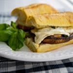 Portobello Sandwiches with Fresh Mozzarella, Tomato & Basil