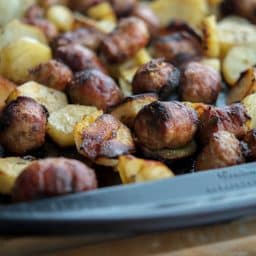 Roasted Italian Sausage & Potato Bake-2