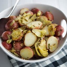 Sautéed Artichokes & Potatoes or Carciofi e Patate
