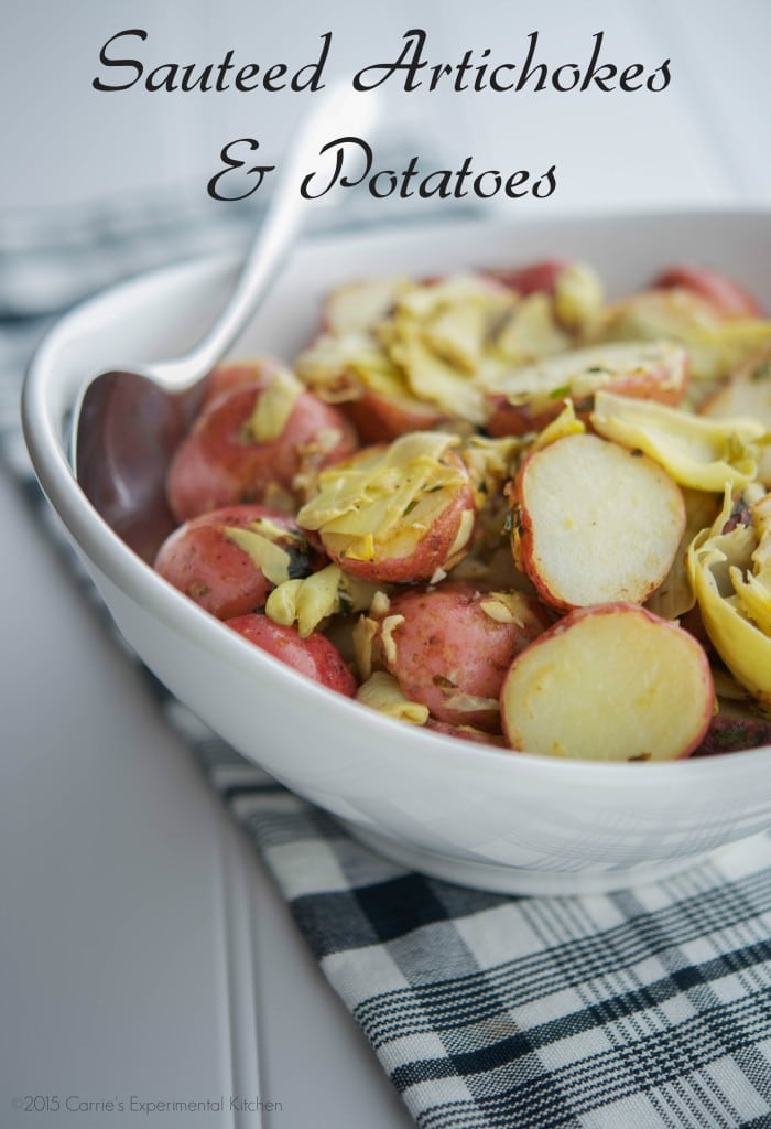 Sauteed Artichokes &amp; Potatoes