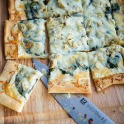 Spinach Artichoke Flatbread