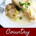 This recipe for Country Chicken made with breadcrumbs, butter, scallions and white wine is delicious and perfect for a crowd.