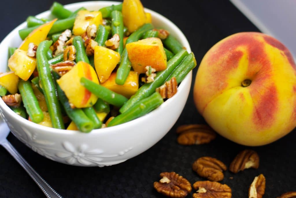 Green Bean Peach Salad