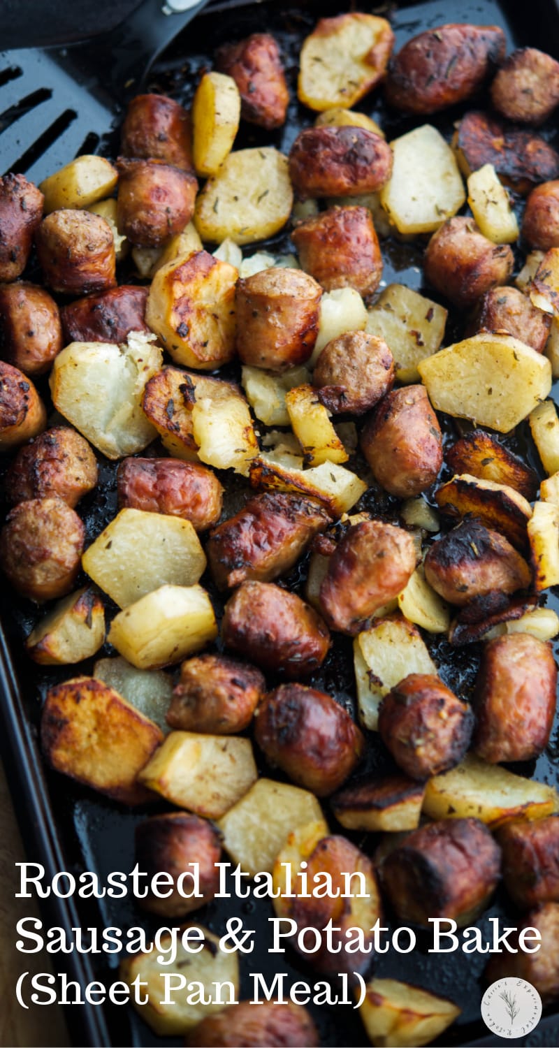 Roasted Italian Sausage and Potato Bake