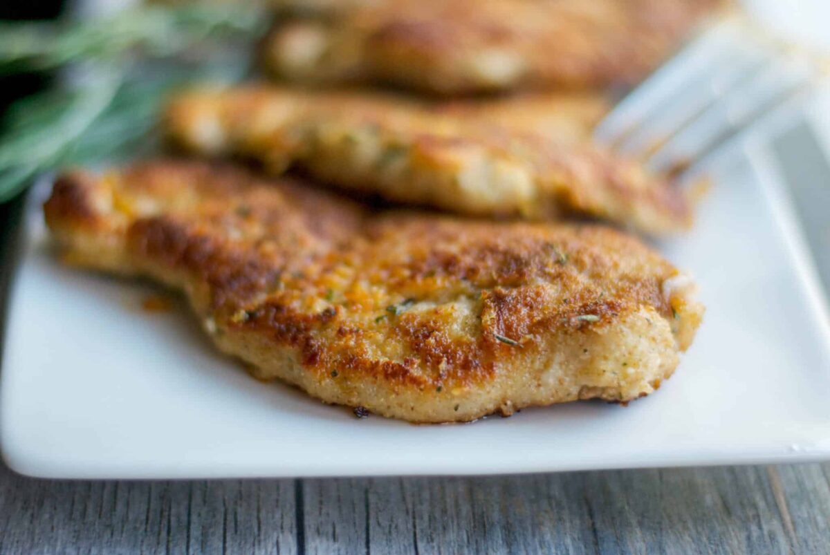 Parmesan Rosemary Pork Cutlets