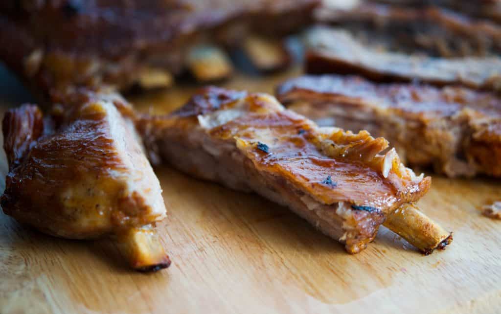 Ribs with Whiskey Maple BBQ Sauce-horizontal