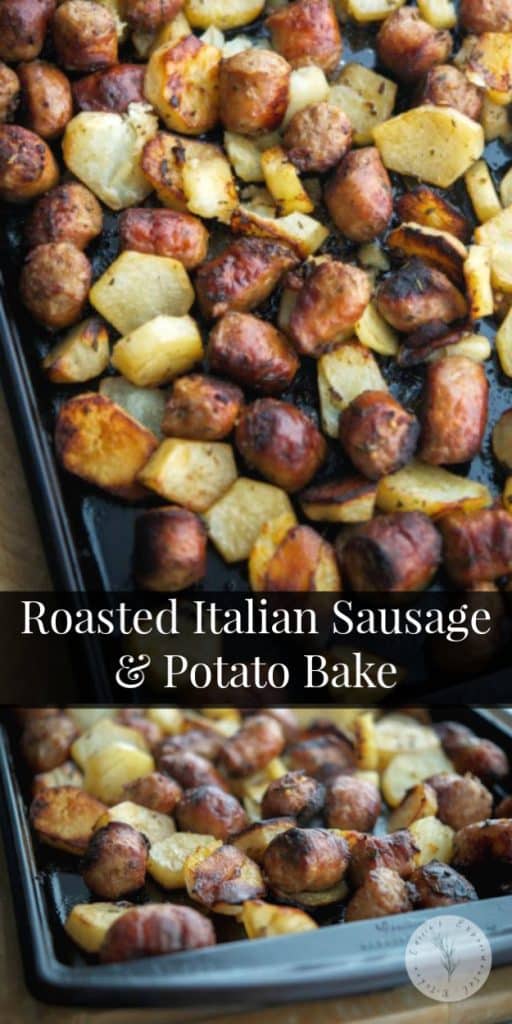 Whether it's for a weeknight supper, special occasion or large family gathering, this recipe for Roasted Italian Sausage & Potato Bake will make everyone happy.
