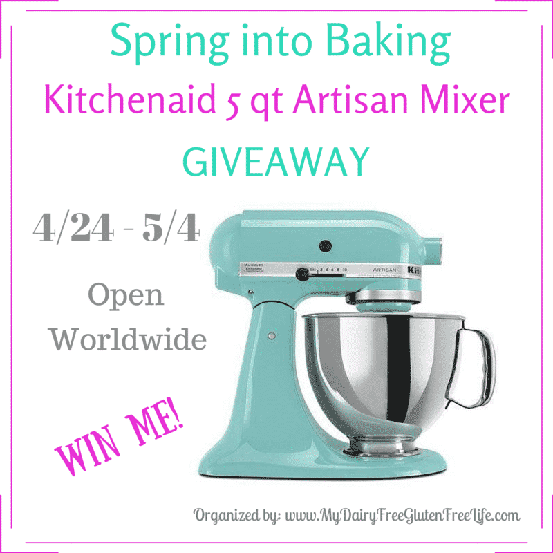 Spring into Baking, Kitchenaid 5qt Artisan Mixer Giveaway