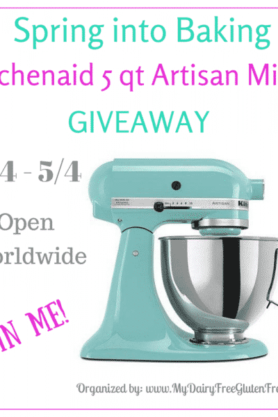 Spring Into Baking KitchenAid 5qt Mixer Giveaway