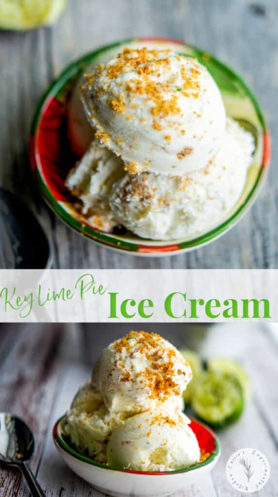 The fresh flavor of Key limes and toasted buttery graham crackers combined to make this tart and sweet homemade Key Lime Pie Ice Cream.