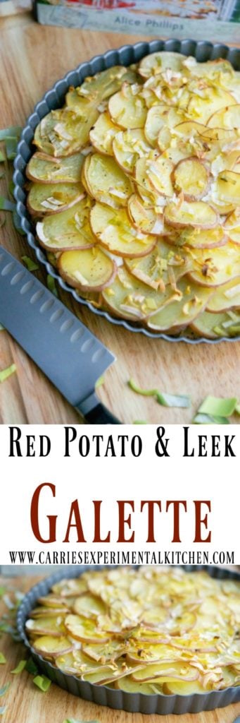 Red Potato and Leek Galette