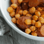 Slow Cooker Kielbasa, Chickpea & Tomato Ragout-Horizontal