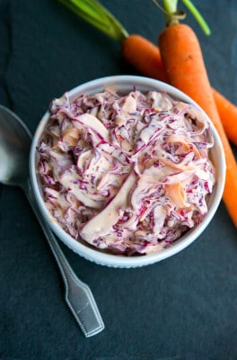 Sriracha Red Cabbage Slaw