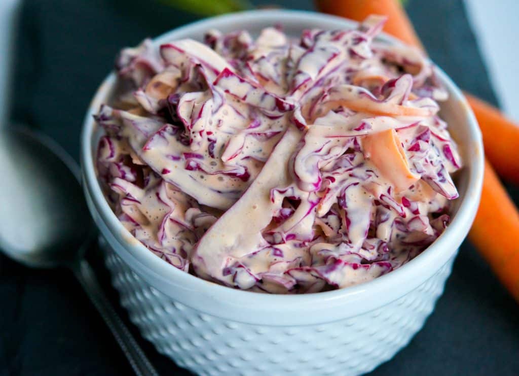 Sriracha Red Cabbage Slaw-horizontal