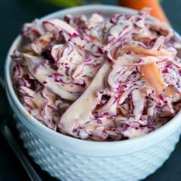 Sriracha Red Cabbage Slaw-horizontal