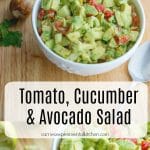 Tomato, Cucumber and Avocado Salad 