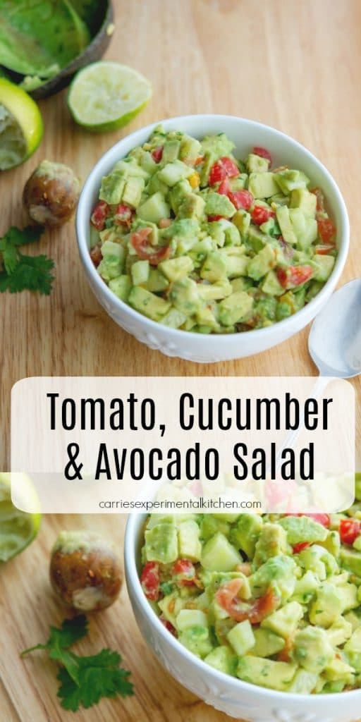 Tomato, Cucumber and Avocado Salad 