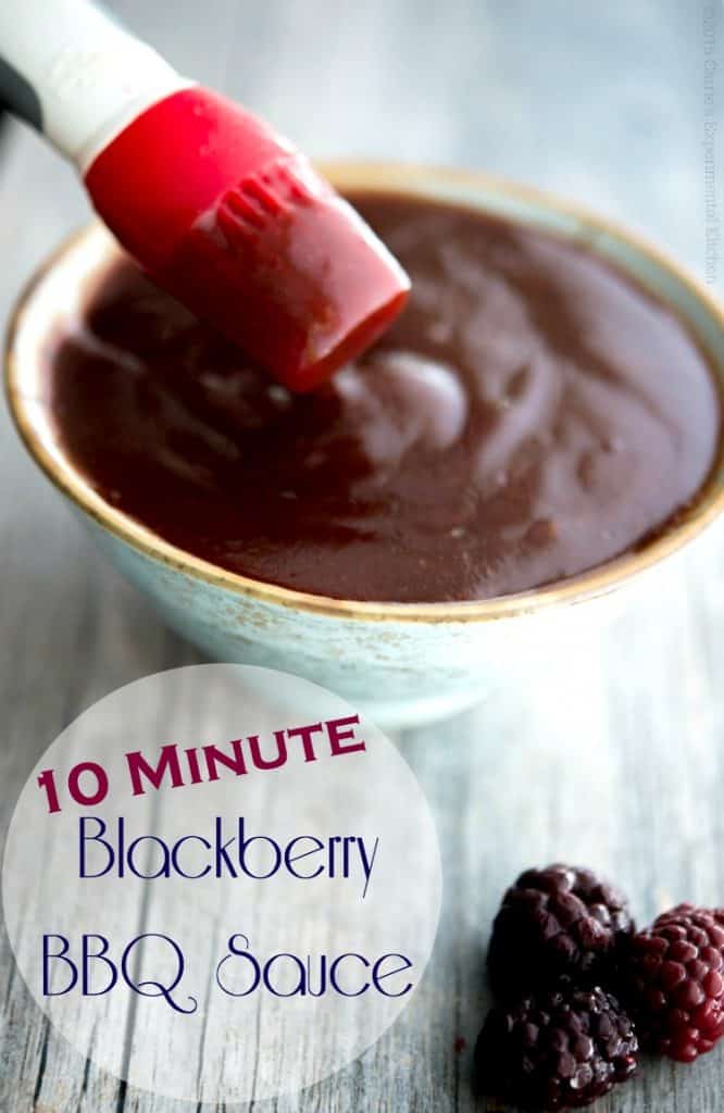 10 Minute Blackberry BBQ Sauce | Carrie's Experimental Kitchen