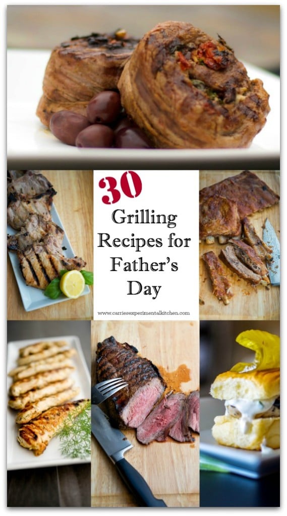 Are you looking for some new recipes to try this Father's Day? Here are 30 Grilling Recipes to give you some inspiration.