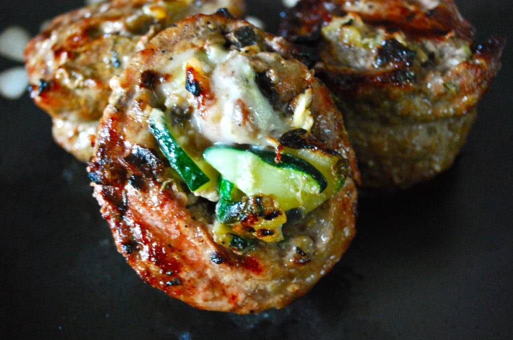 Flank Steak Stuffed with Brie and Zucchini