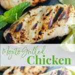 Marinate boneless chicken breasts in one of your favorite summertime cocktail concoctions with this Mojito Grilled Chicken.