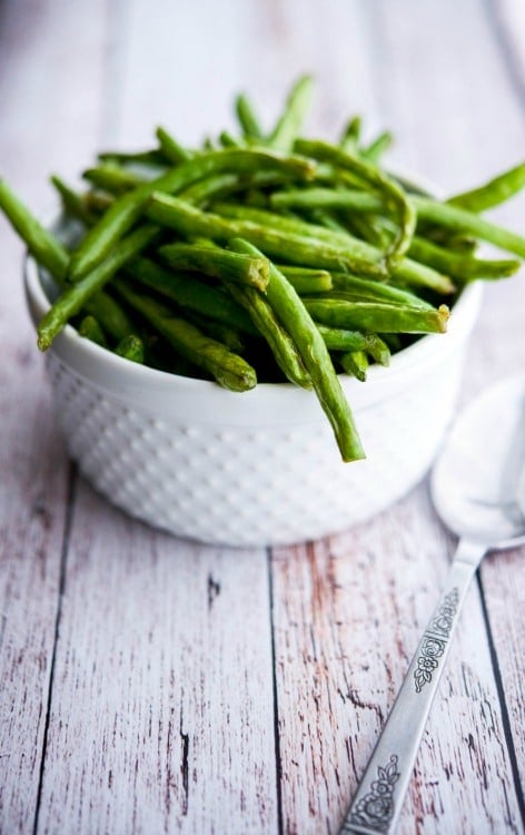 Sea Salt Roasted Green Beans-Vertical