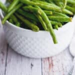 These Sea Salt Roasted Green Beans are delicious and so easy to make. A must try addition to your side dish dinner rotation.