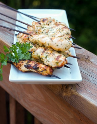 Gremolata Chicken Skewers