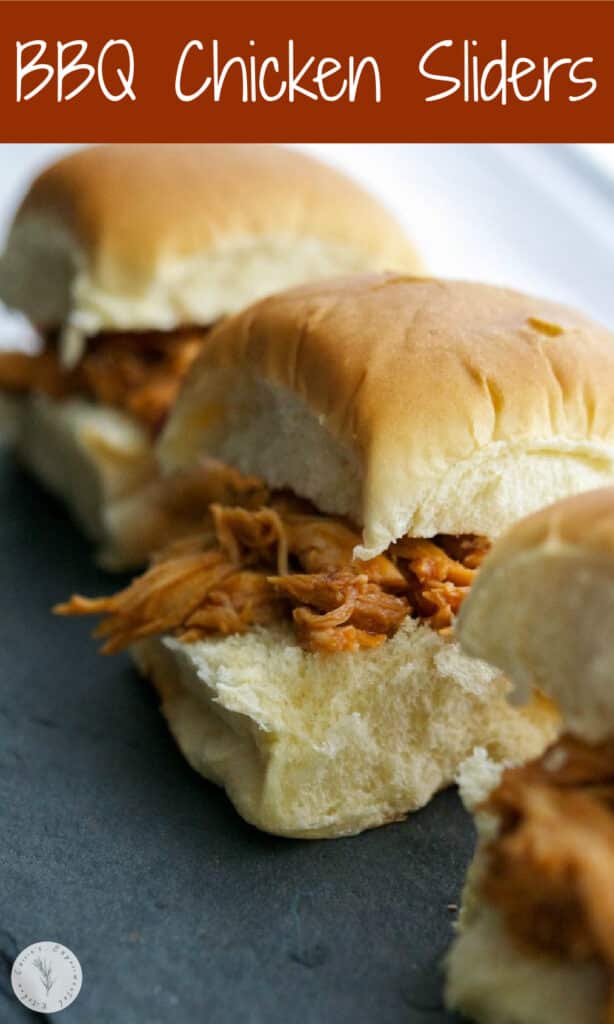 These Crockpot BBQ Chicken Sliders utilize leftover chicken and already prepared bbq sauce to turn it into a tasty new meal.