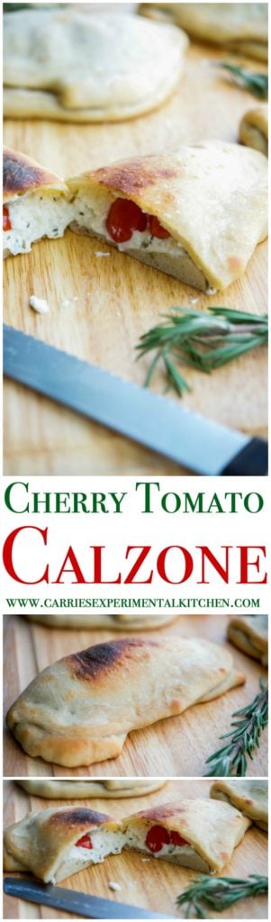 Utilize fresh garden cherry tomatoes to make these homemade calzones the entire family will love.