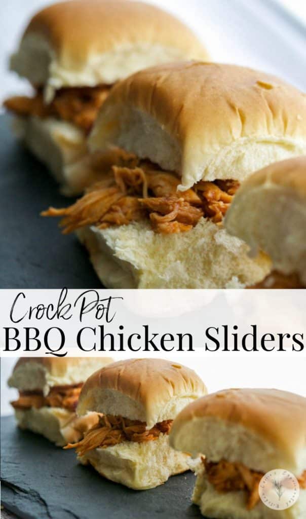 These Crockpot BBQ Chicken Sliders utilize leftover chicken and already prepared bbq sauce to turn it into a tasty new meal.