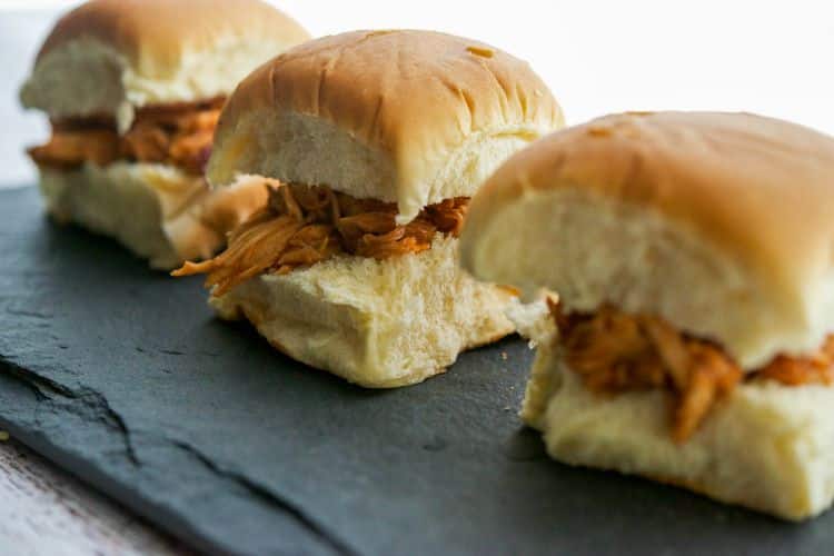 Crockpot BBQ Chicken Sliders2