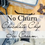 No Churn Chocolate Chip Ice Cream