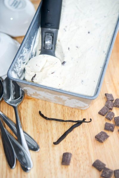 No Churn Chocolate Chip Ice Cream