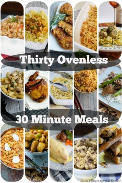 Thirty Oven-less 30 Minute Meals