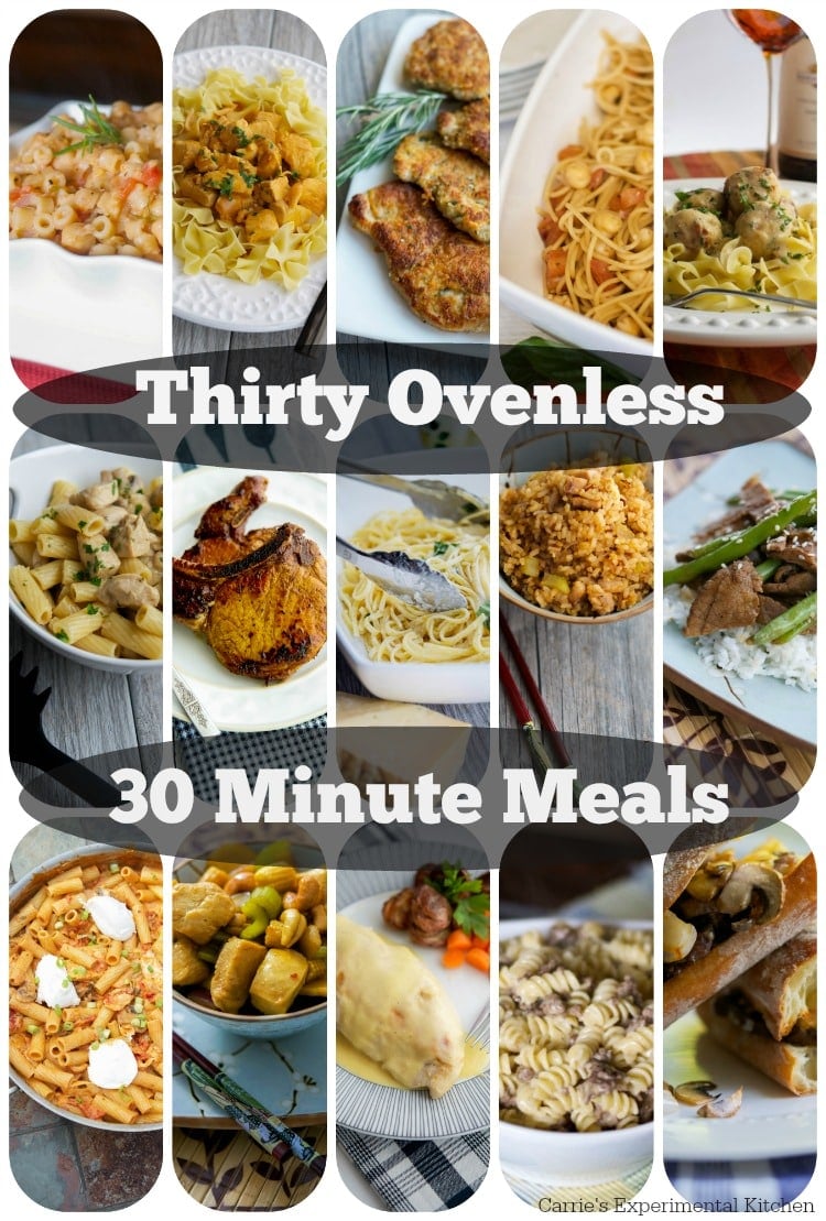Thirty Oven-less 30 Minute Meals 