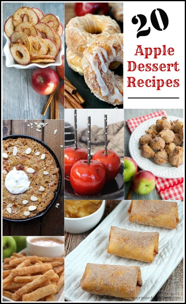 Get ready for Fall and apple picking season with these 20 Apple Dessert Recipes that will make your mouth water!